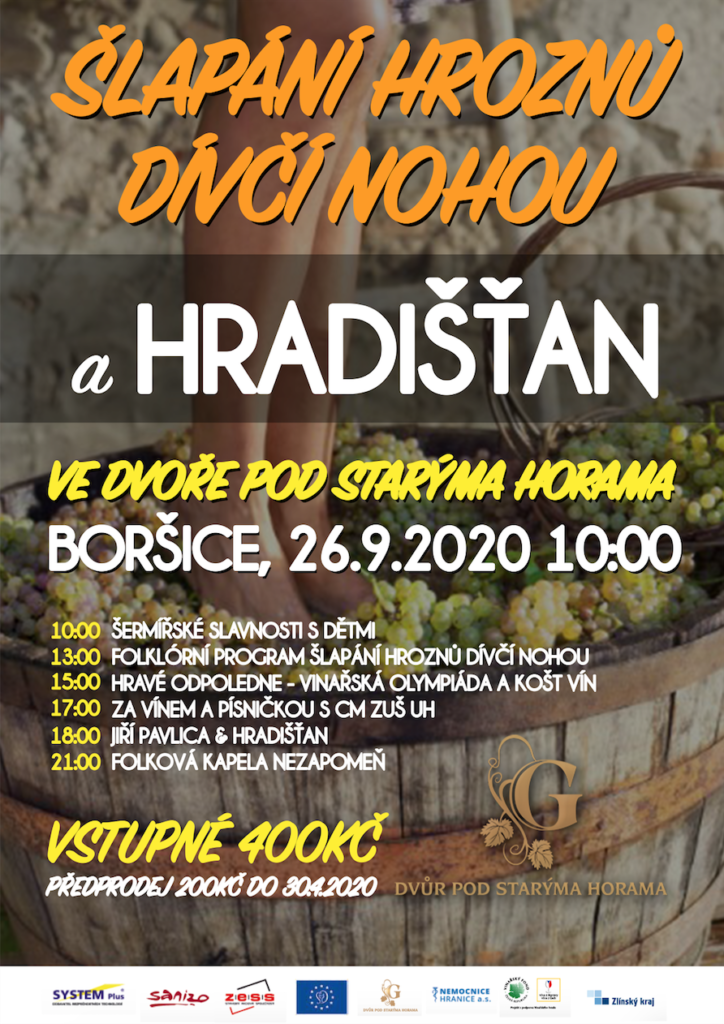 ŠLAPÁNÍ HROZNŮ DÍVČÍ NOHOU 2020