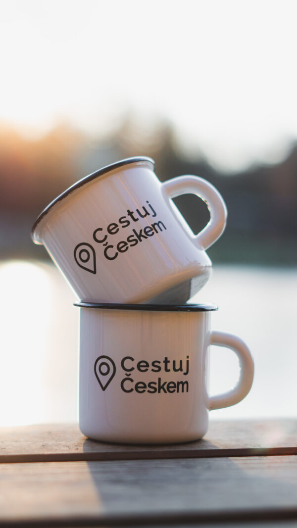Smaltovaný plecháček Cestuj Českem - Image 3