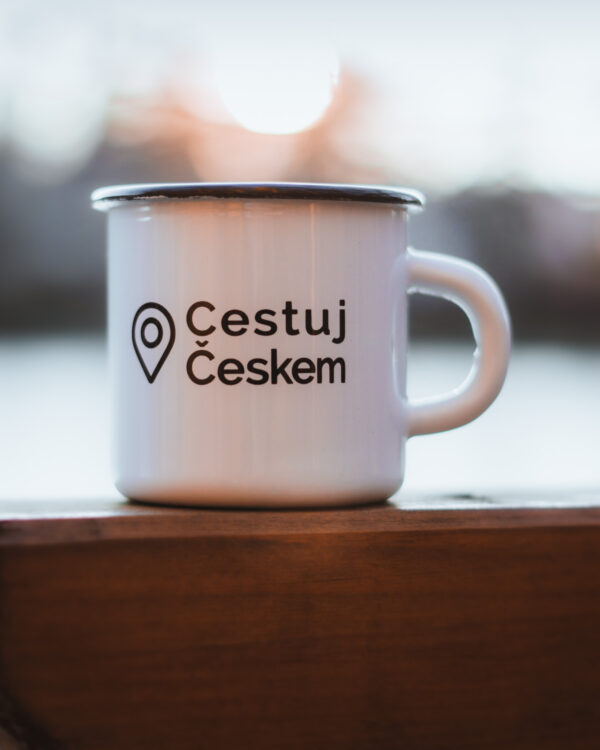 Smaltovaný plecháček Cestuj Českem - Image 2